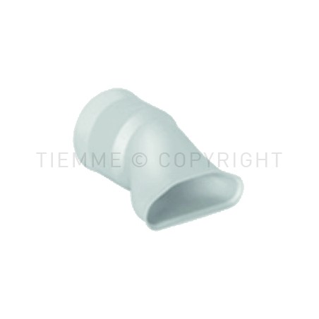 RACCORDO DIR DOPPIO TUB COMFOFORM - TUB COMFOSLIM Ø 75 - 132X52 - 5503RAC TIEMME 5560341 1