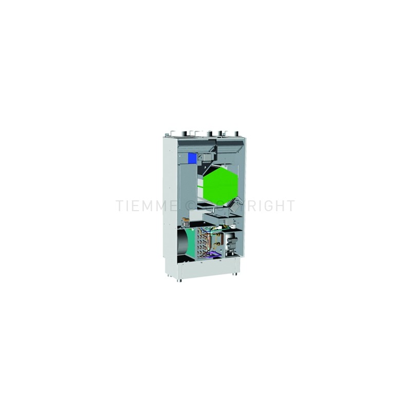 DEUMIDIFICATORE IN ARIA FREDDA / RECUPERATORE RINNOVO ARIA, VERTICALE MOD 02GH - 500 - WZV - 5502GHWZV TIEMME 5580380 1