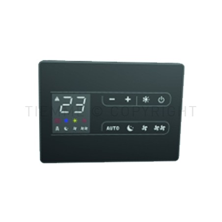CRONOUMIDOSTATO SETTIMANALE ALIMENTAZIONE A BATTERIE NERO - 9683CU TIEMME 9570213 1