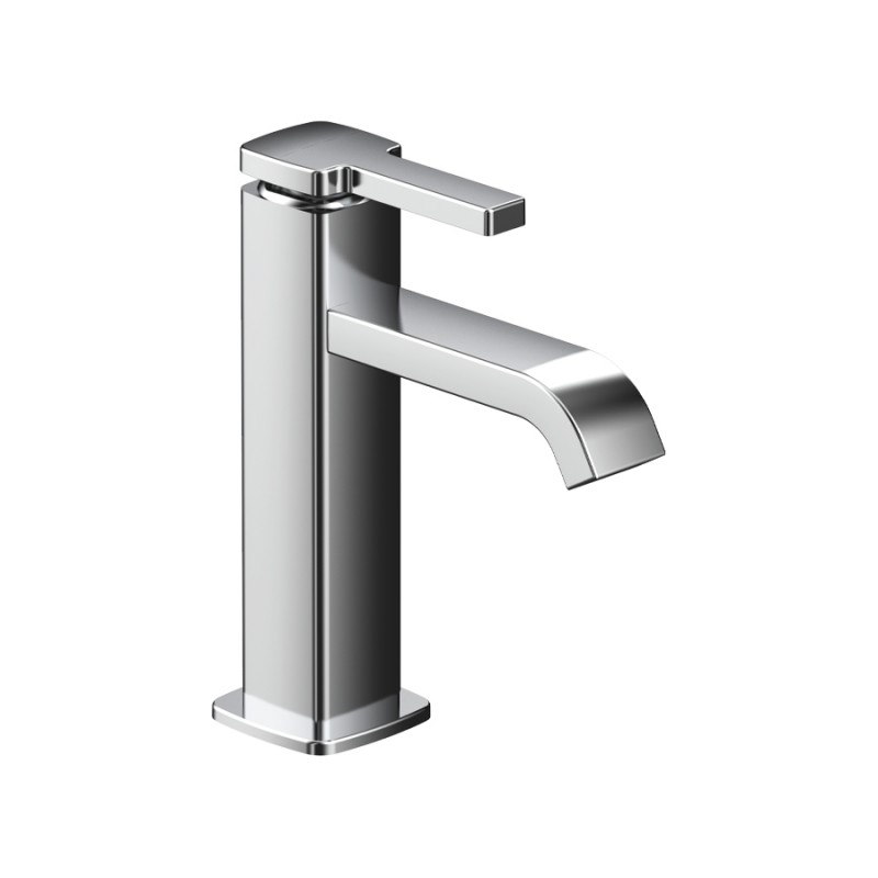 Q20SSTB1 MISCELATORE LAVABO SKY SCARICO 1"1/4  CROMATO/A LEVA NERA BLACK RAL 9004 OPACO 411450548 1