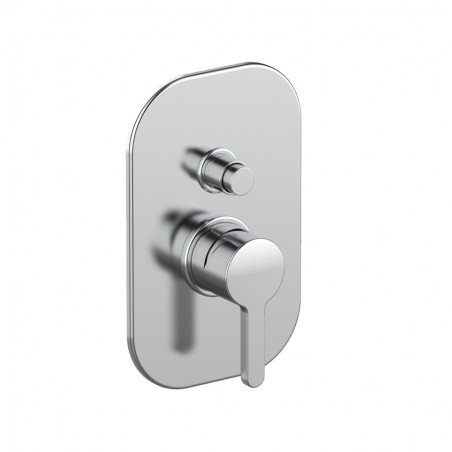 MISCELATORE MONOCOMANDO DOCCIA INCASSO Q15WB1 CON DEVIATORE  CROMATO/A 411490420 1