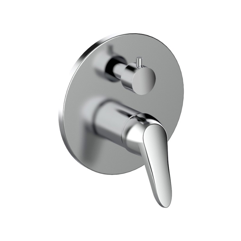 D05 MISCELATORE MONOCOMANDO DOCCIA INCASSO DELTA CON DEVIATORE  CROMATO/A 411500401 1