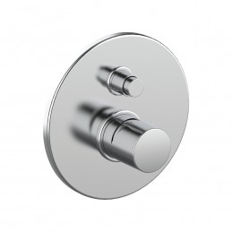 FR05 MISCELATORE MONOCOMANDO DOCCIA INCASSO FLY ROUND CON DEVIATORE  CROMATO/A 411530401 1