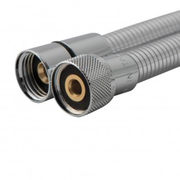 DC703 FLESSIBILE  PVC DOCCIA   ANTITORSIONE  CROMATO/A L-150CM 4180348 1