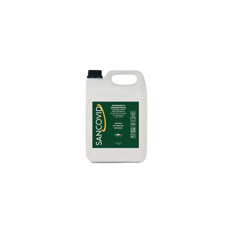 SANCOVID DETERGENTE DISINFETTANTE CONCENTRATO - Fusto 5 L SA5000 1