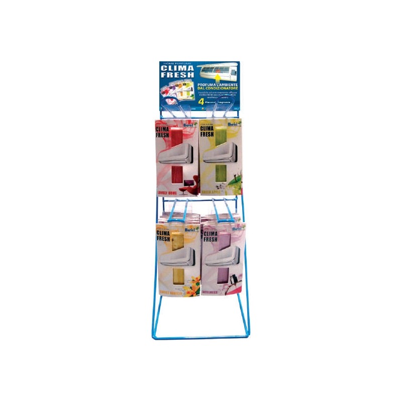 ESPOSITORE DA BANCO IN METALLO CLIMA FRESH - 80 pezzi E0008 1 ESPOSITORE DA BANCO IN METALLO CLIMA FRESH - 80 pezzi E0008 1