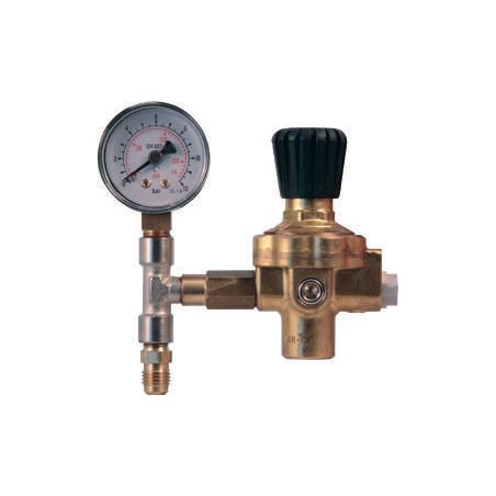 RIDUTTORE PRESSIONE AZOTO 10 Bar CON MANOMETRO (1/4" SAE) 49REG 1