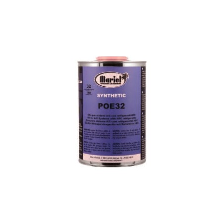 OLIO ESTERE VISCOSITA' 32 - 1 L PER COMPRESSORI A/C (confezione 4 pezzi) SCE320/4 1