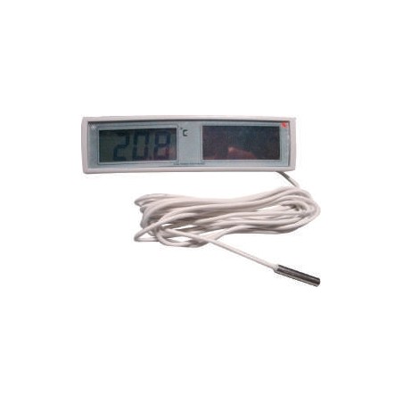 TERMOMETRO DIGITALE A CELLE SOLARI CON SONDA 1,5 m (batterie non incluse) DST10C 1