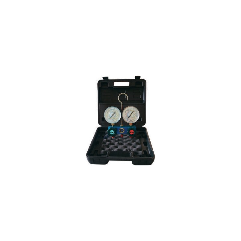 GRUPPO MANOMETRICO 2 VIE ALTA/BASSA PRESSIONE 3x1/4'' SAE (per R600a) CHM600C 1 GRUPPO MANOMETRICO 2 VIE ALTA/BASSA PRESSIONE 3x1/4'' SAE (per R600a) CHM600C 1