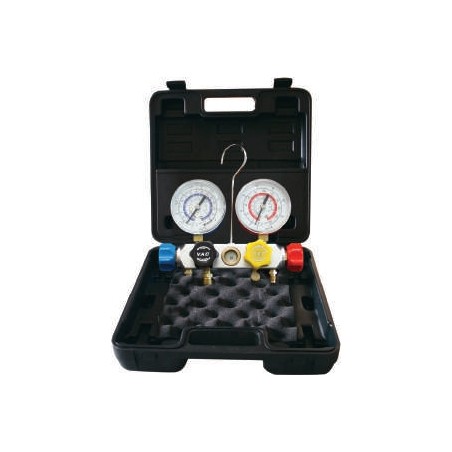 GRUPPO MANOMETRICO 4 VIE ALTA/BASSA PRESSIONE 3x1/4'' SAE + 1x3/8'' SAE (per R410A e R32) CHM410C/4 1