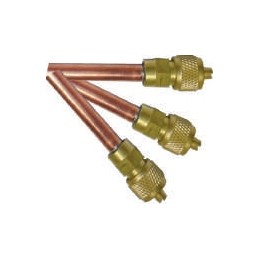 VALVOLA DI SERVIZIO Ø 6,35 mm CON TUBO RAME 100 mm 49VCT/100C 1