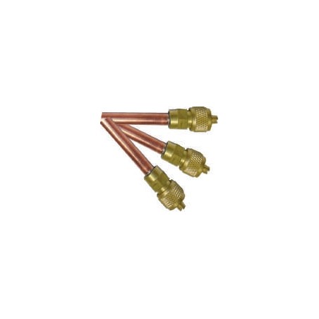 VALVOLA DI SERVIZIO Ø 6 mm CON TUBO RAME 100 mm 49VCT/1006C 1
