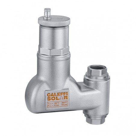 DEGASENSORE DISCAL VERTICALE Ø1" " CALEFFI SOLAR" 251906 1