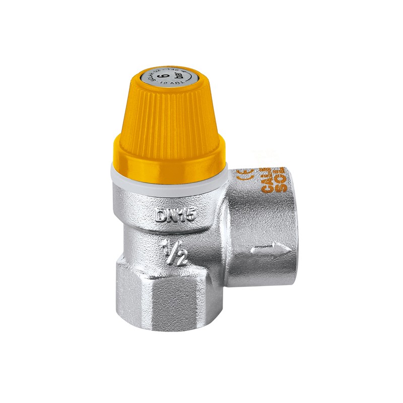VALVOLA SICUREZZA CROMATO 1/2" F 10BAR " CALEFFI SOLAR" 253040 1 VALVOLA SICUREZZA CROMATO 1/2" F 10BAR " CALEFFI SOLAR" 253040 1