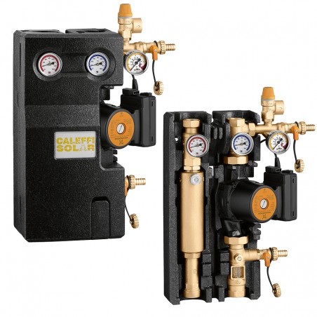 GRUPPO CIRCOLAZIONE DOPPIO CON FLUSSOMETRO 5÷40 POMPA 25-145 255266HE 1