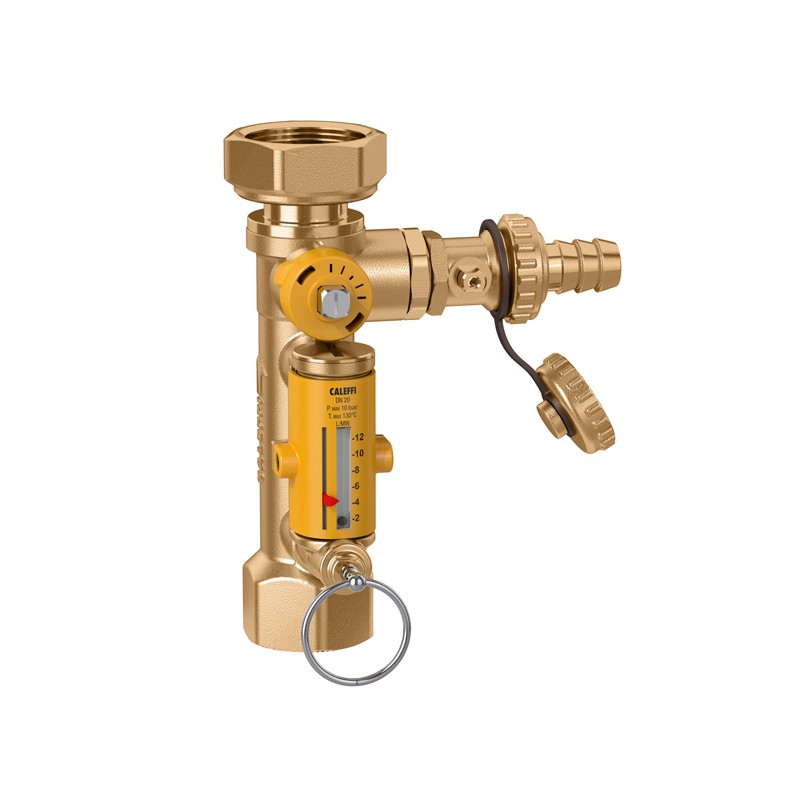 VALVOLA BILANCIAMENTO CON FLUSSOMETRO CON RUB.3/4" 7÷25L/MIN SOLAR 258524 1 VALVOLA BILANCIAMENTO CON FLUSSOMETRO CON RUB.3/4" 7÷25L/MIN SOLAR 258524 1