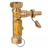 VALVOLA BILANCIAMENTO CON FLUSSOMETRO CON RUB.3/4" 3÷10L/MIN SOLAR 258534 1