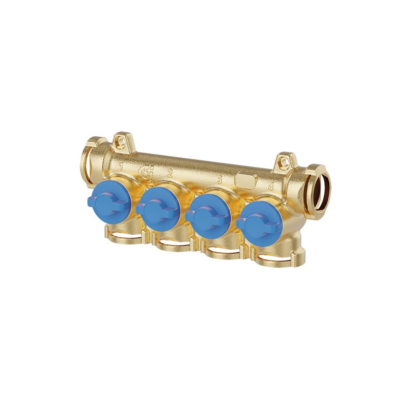COLLETTORE INTERCETTAZIONI SINGOLE 4 DERIVALVOLA BLU 359240 1