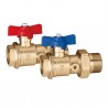 COPPIA VALVOLA SFERA CON CODOLO 1" 391067 1