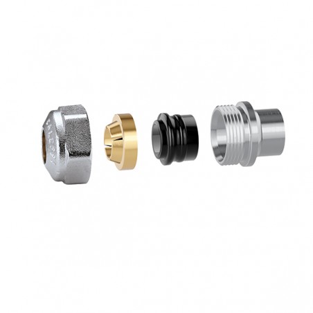 RACCORDO M23x1,5 TUBO RAME D.10 439010 1