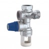 Gruppo di sicurezza per scaldacqua ad accumulo, con intercettazione e valvola di ritegno controllabile 3/4" Caleffi 526152 52615