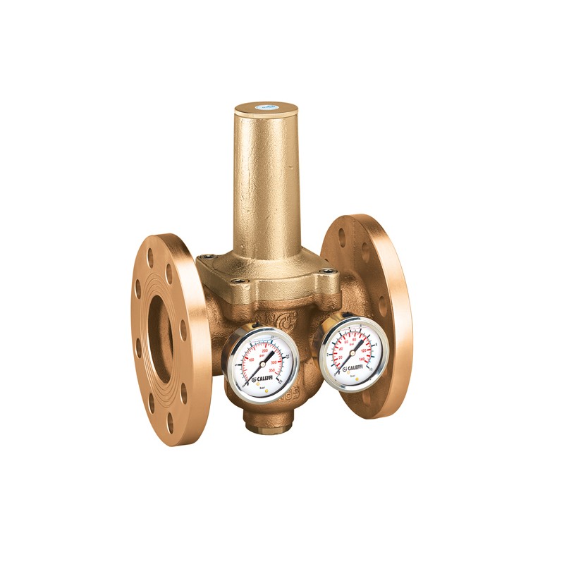 Riduttore di pressione attacchi flangiati, PN 16 Caleffi 536581 DN 65 doppio manometro 536660 1