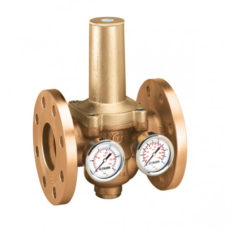Riduttore di pressione attacchi flangiati, PN 16 Caleffi 536581 DN 65 doppio manometro 536660 1