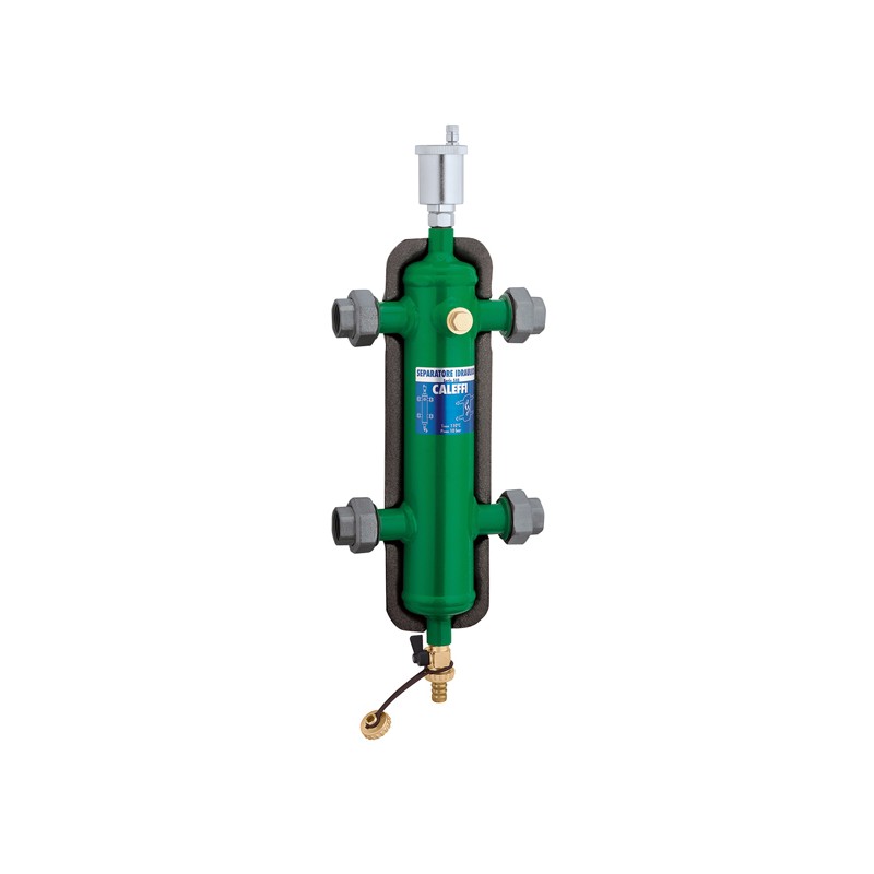 Separatore idraulico con coibentazione attacco G 1", portata 2,5 m3/h - 548006 - caleffi 548006 1
