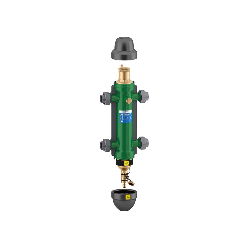 Separatore idraulico multifunzione attacco Ø 1 1/2" F portata 6 m3/h con coibentazione - 549508 Caleffi 549508 1