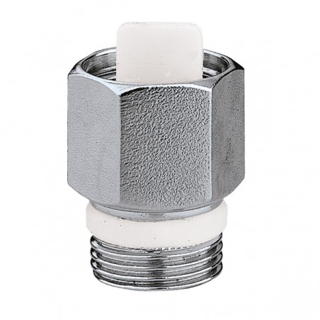 RUBINETTO INTERCETTAZIONI CROMATO Ø3/8" FXØ3/8" M PTFE 561301 1