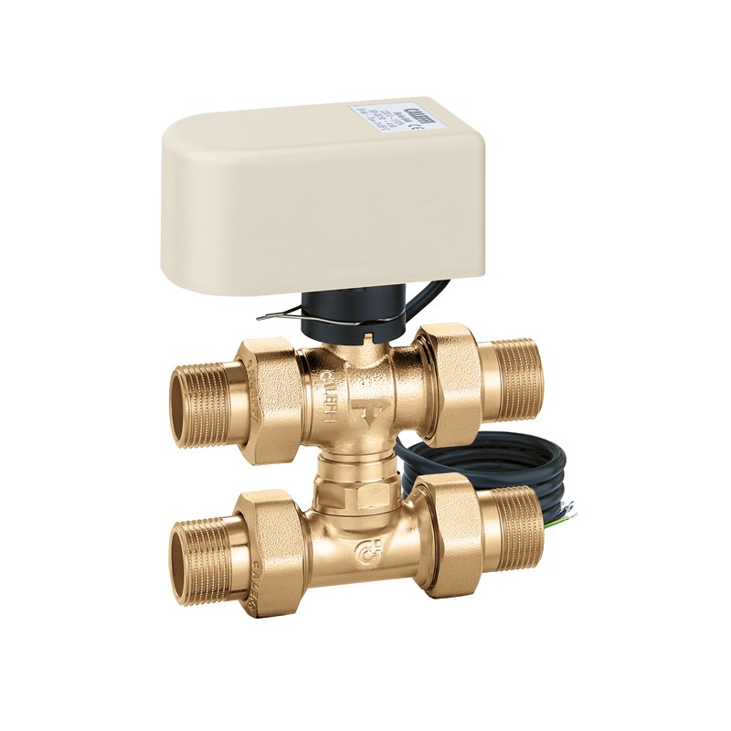 VALVOLA ZONA SFOGO 3 VIE BY-PASS CON TEE Ø1" -24V 644464 1