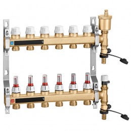 COPPIA COLLEGAMENTO Ø1" 3 ATTACO Ø3/4" REGOLAZIONE FLUSSIMETRI 6646C1 1
