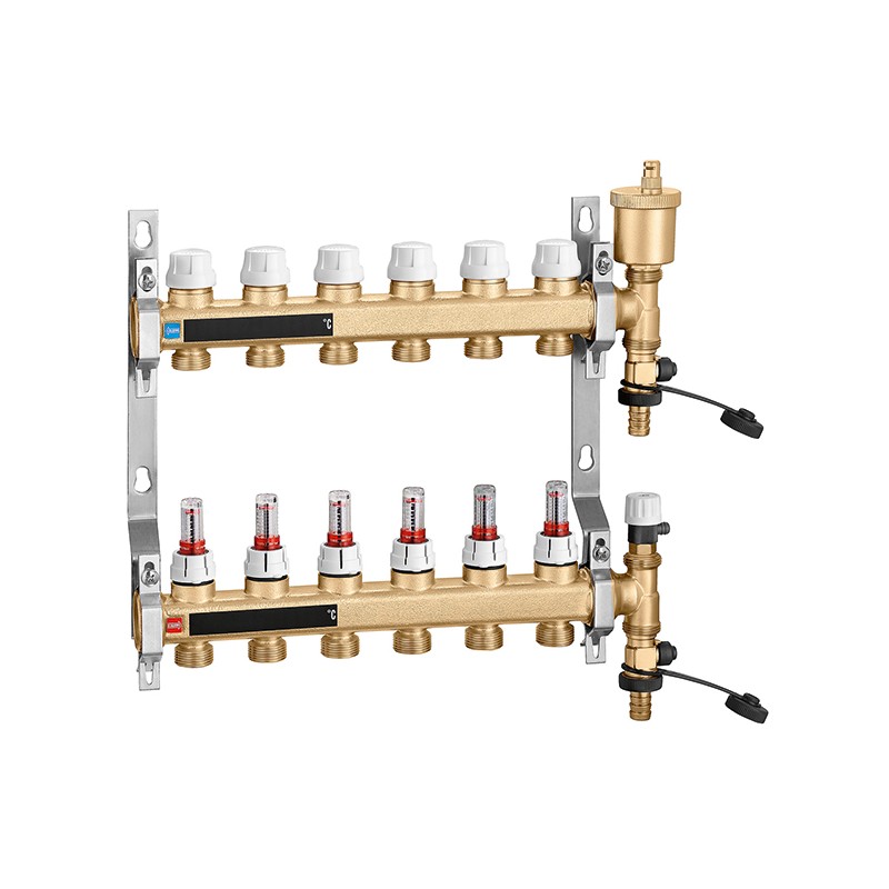 COPPIA COLLEGAMENTO Ø1" 13 ATTACO Ø3/4" REGOLAZIONE FLUSSIMETRI 6646O1 1