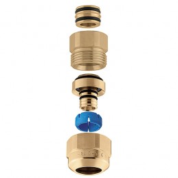 Valvola Zonizzata Caleffi 644452 – Per Impianti Di Riscaldamento, 3/4", 230V, Con Tee Integrato