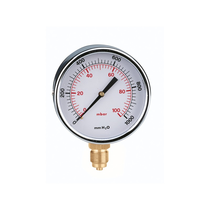 MANOMETRO GAS 3/8  RADIAL 0-60 D80 846103 1