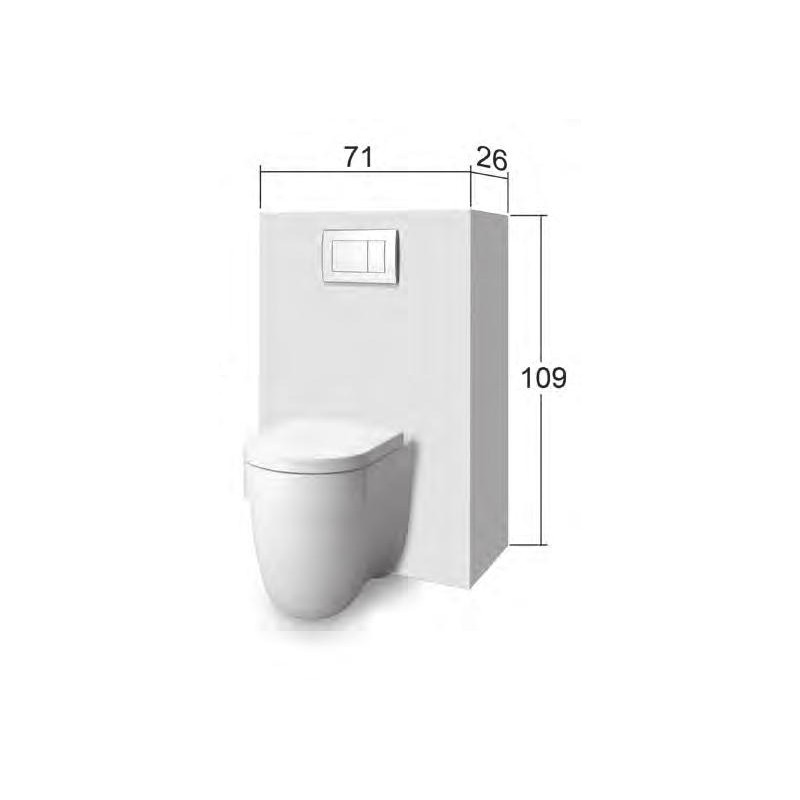 SANIDESIGN Large - Struttura autoportante adattabile ai modelli SANITRIT - SANITOP UP - SANIPLUS UP SDNLGPNT 1