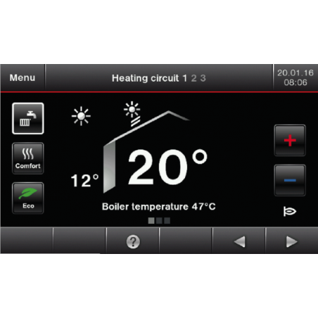 7544754 VITOTRONIC 200 HO2C per caldaie Viessmann Vitodens 200-W, 222-F, 242-F 7544754 viessmann 1