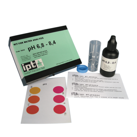 Kit per l’analisi del pH dell’acqua, con intervallo 6,5 – 8,5 Manta Ecologica 300702018 1
