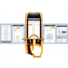 Analizzatore di combustione (O2, CO fino a 4.000 ppm, NO integrabile successivamente) testo 300 Longlife kit 2 0564 3004 86 2
