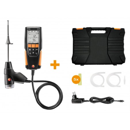 Analizzatore fumi base senza stampante Kit testo 310 0563 3100 1