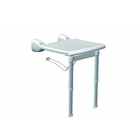Sedile Ribaltabile Da Muro Con Gambe Bianco K Design PR-WSL-PP-BX PR-WSL-PP-BX 1