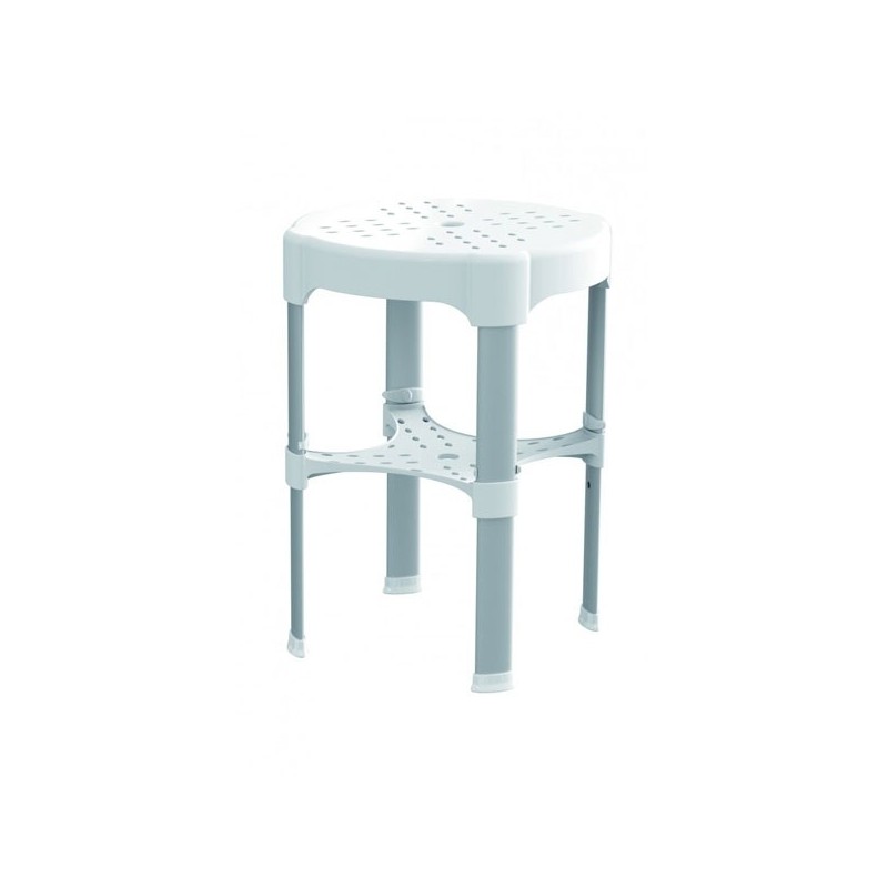 Sgabello Regolabile Da Bagno Bianco K Design PR-STA-PP-BX PR-STA-PP-BX 1