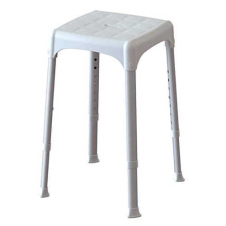 Sgabello regolabile da doccia quadrato Bianco K Design EH-STA-PP-BX EH-STA-PP-BX 1