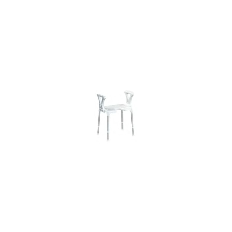 Sedia regolabile da doccia multifunzione con braccioli Bianco K Design EH-SCA-PP-BX EH-SCA-PP-BX 1