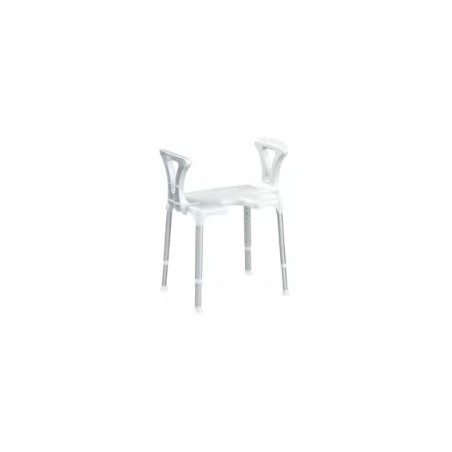 Sedia regolabile da doccia multifunzione con braccioli Bianco K Design EH-SCA-PP-BX EH-SCA-PP-BX 1