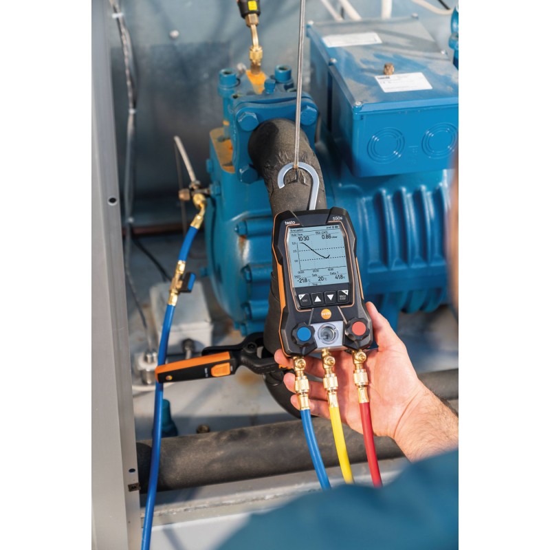 Gruppo manometrico 2 vie con fruste per gas R32 R410A - in valigetta SAMA' S.R.L