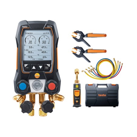 Testo 557s Smart Kit per il vuoto e con tubi di riempimento Codice 0564 5572 0564 5572 1