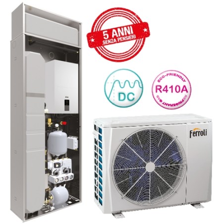 POMPE DI CALORE REVERSIBILI ARIA-ACQUA SPLIT FERROLI OMNIA HI3 IN 04 Kw 0XHF4BWA 1