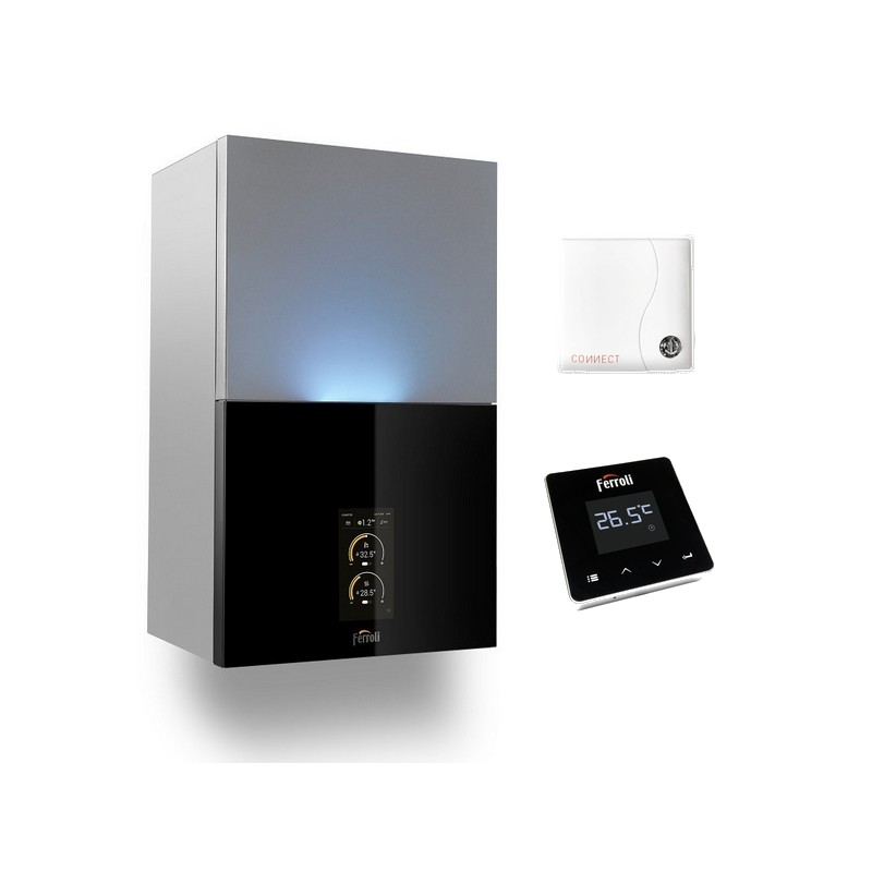 Caldaia murale a condensazione FERROLI Bluehelix Maxima 28 C con comando Connect Remoto 0TSB4CWA 1